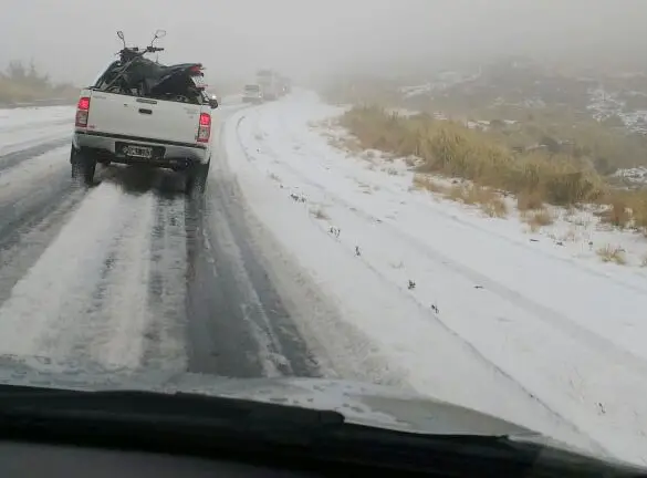 El camino de las Altas Cumbres se encuentra cortado