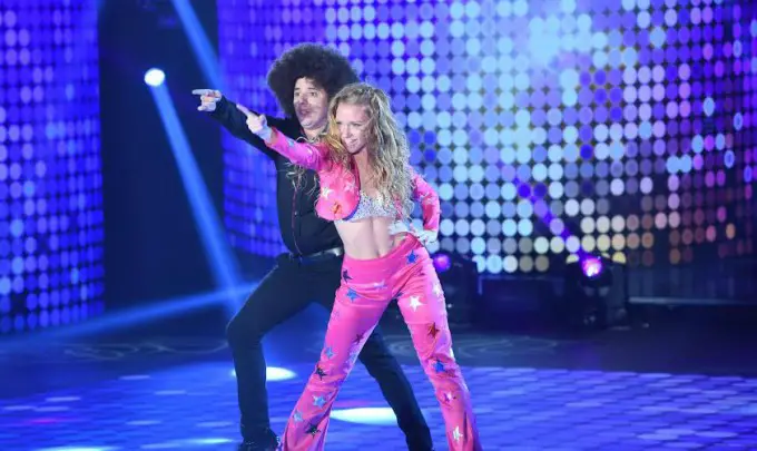 Rocío derrochó talento y simpatía en la pista