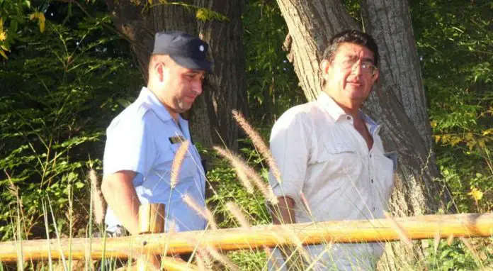 El Fiscal Mazucchi al bajar del cerro