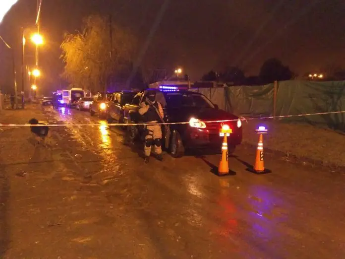 El domicilio donde se realizó el operativo