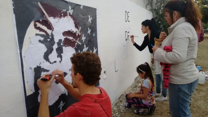 El mural acerca de Ingrid