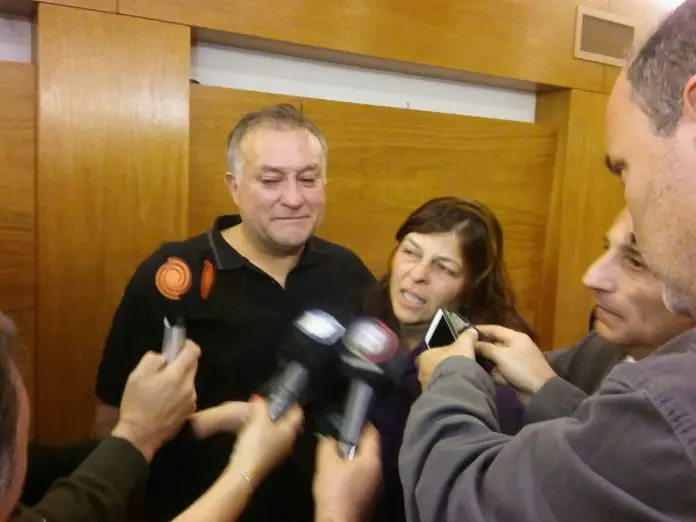 Carlos Vidosa habló con los medios después de la resolución