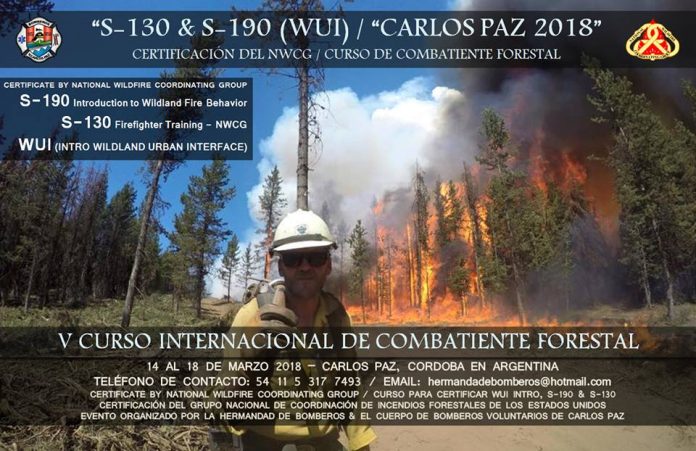 curso combatiente fuego