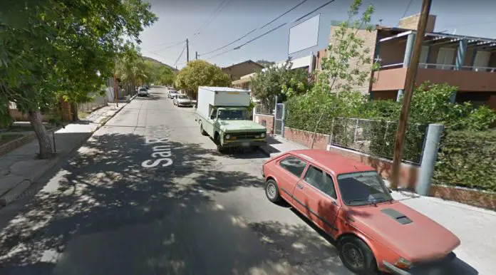 La calle donde ocurrió el hecho