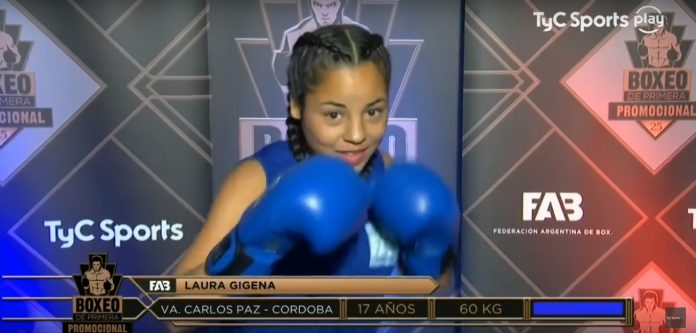 Laura Gigena Boxeo