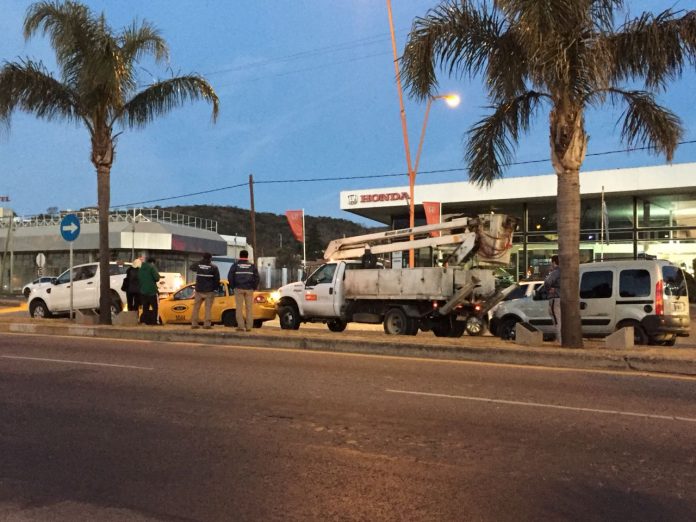 accidente en cadena san martin