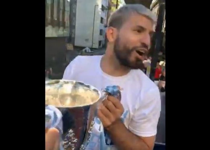 aguero festejos fernet