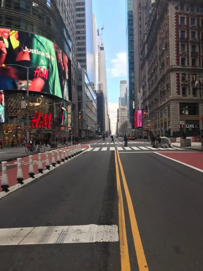 Nueva York sin gente
