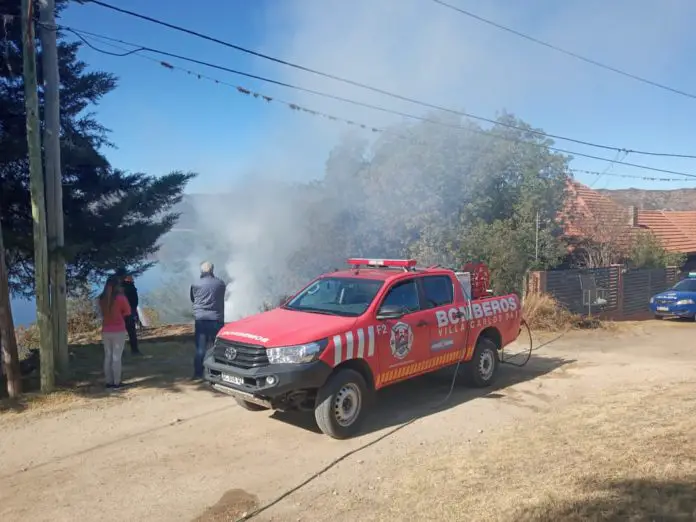 incendio villa del lago