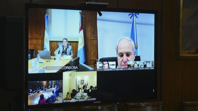 reunión de ministros a la distancia