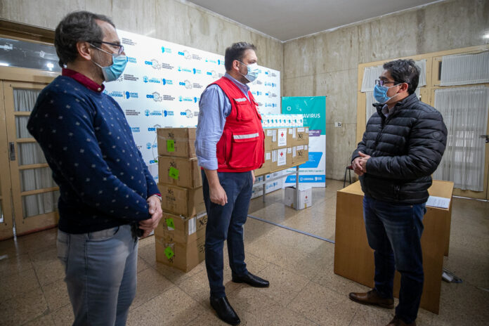 cruz roja termómetros