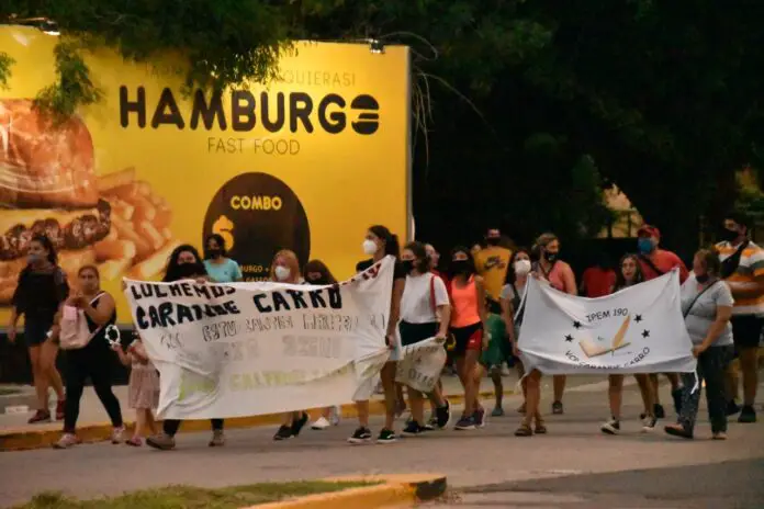 carande carro protesta este