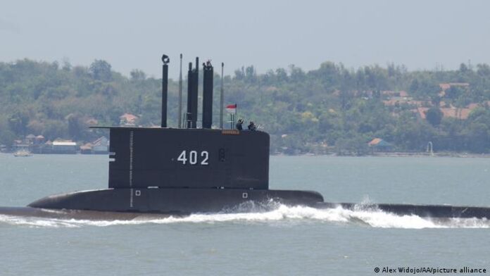 submarino que desapareció en Indonesia