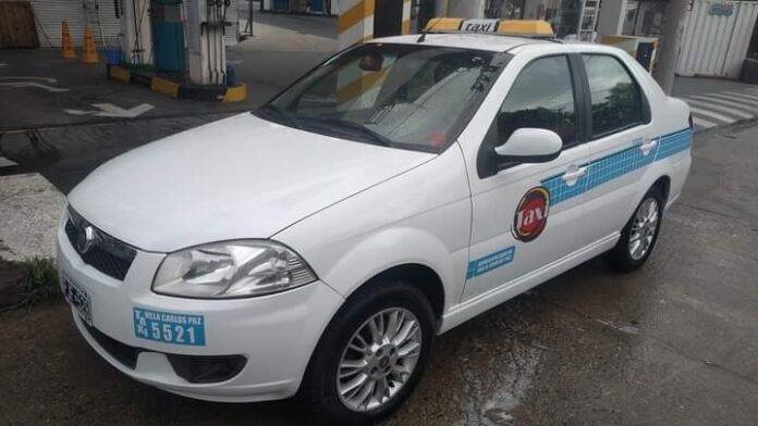 taxi robado en Carlos Paz