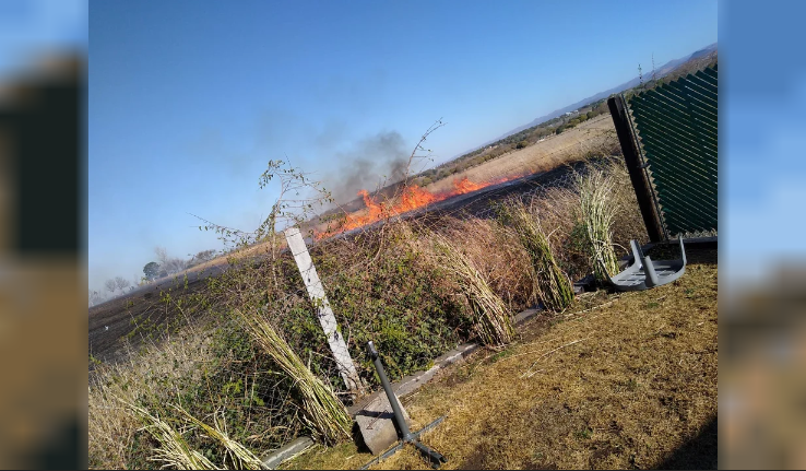 Lograron contener incendios en Malagueño y La Calera
