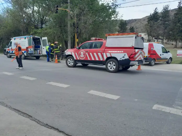 choque moto auto ruta 14