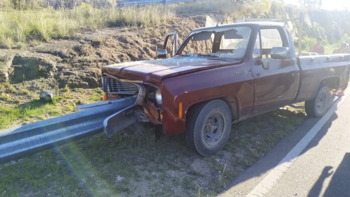 camioneta guardarrail cabalango