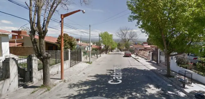 Calle de Carlos Paz donde se produjo el asalto al jubilado