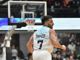 Argentina aplastó a Panamá en el partido número 100 del cordobés Facundo Campazzo