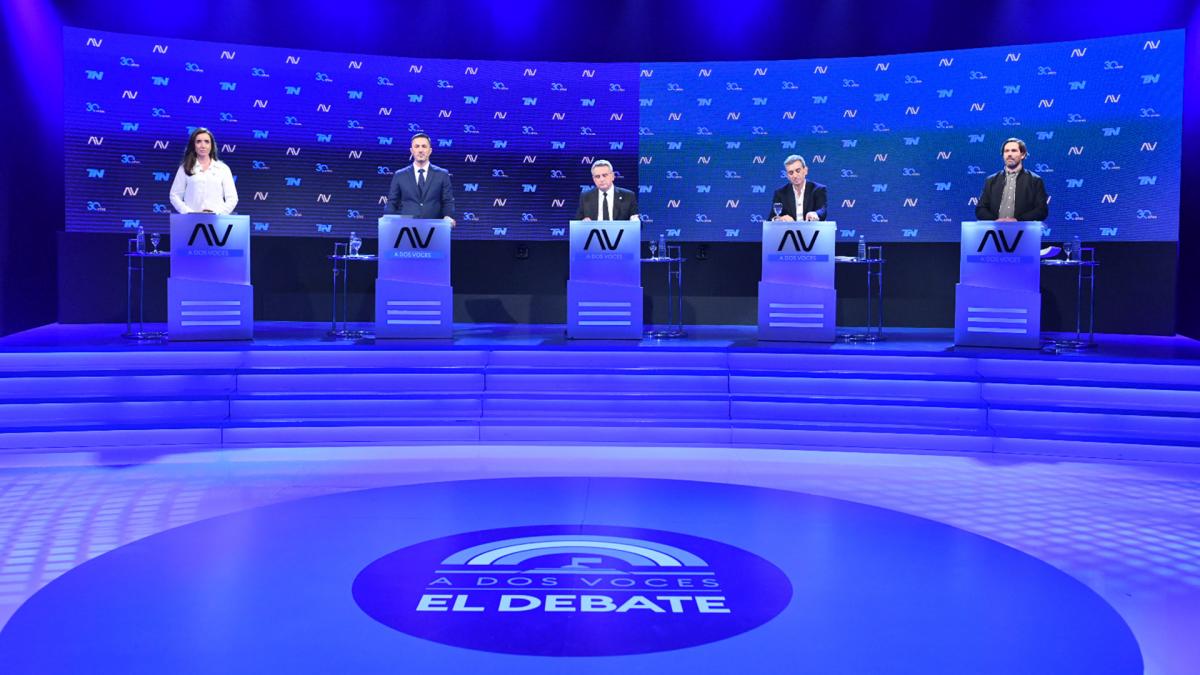 Fuertes cruces entre los candidatos a vicepresidentes durante un debate televisivo