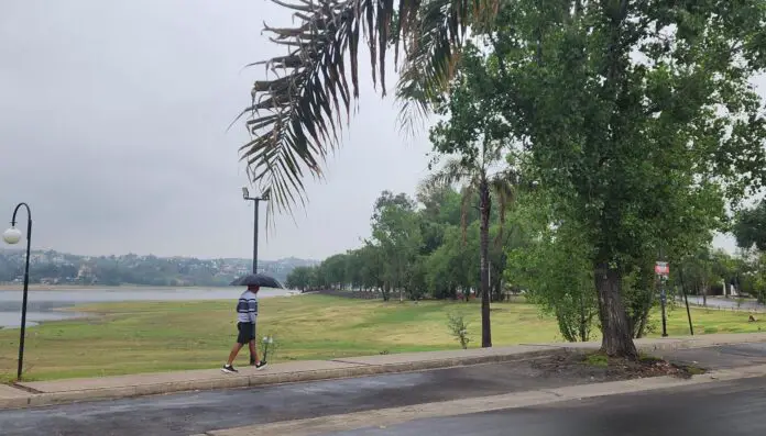 Llueve en Carlos Paz