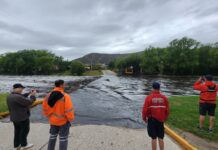 Tras las lluvias de Noche Buena, entró una creciente de un metro por el río San Antonio
