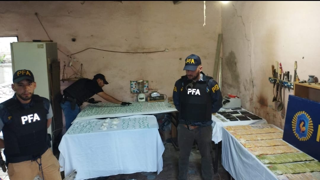Operación Conejo Krusty: la Policía Federal Argentina secuestró grandes cantidades de droga en Córdoba
