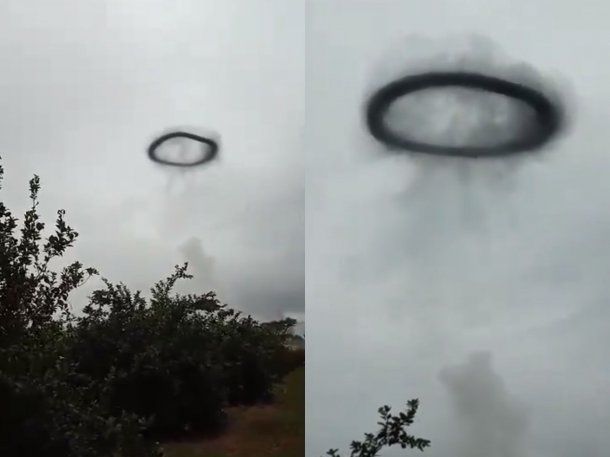 Como si fuera una medusa!: un anillo negro apareció en el cielo de Tucumán