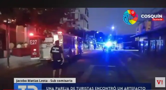 captura de pantalla video nota Telediario Noticias Cosquín