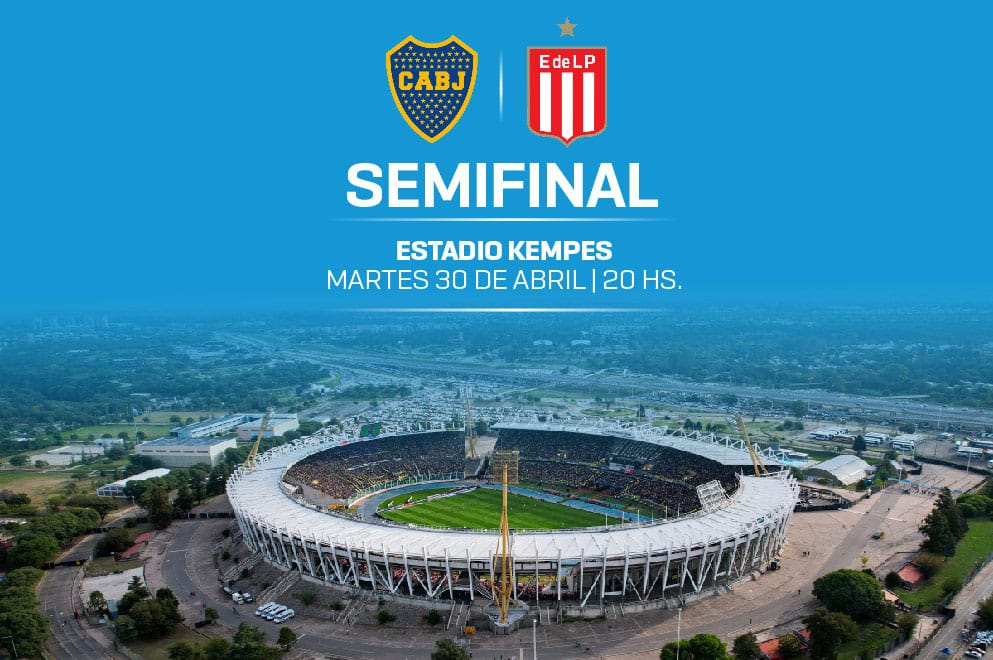 Confirmado: La semifinal entre Boca y Estudiantes se jugará en el Kempes