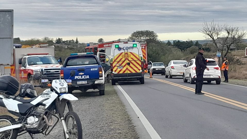 Una motociclista murió en un choque en la ruta 38