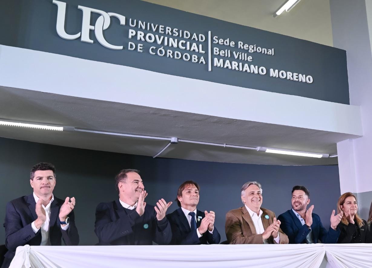 Llaryora lanzó el Plan de Regionalización de la Universidad Provincial de Córdoba