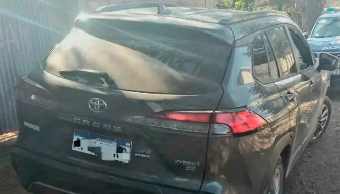 auto robado encontrado