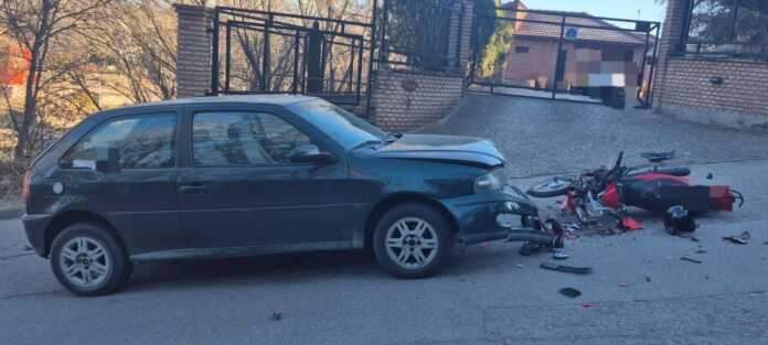 accidente calle el prado