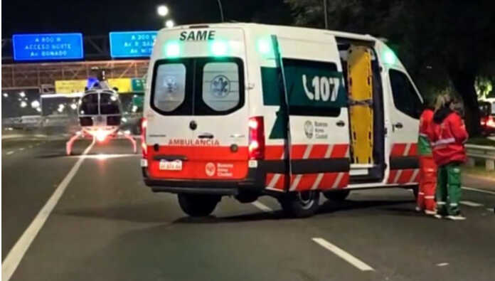 accidente en Parque Sarmiento