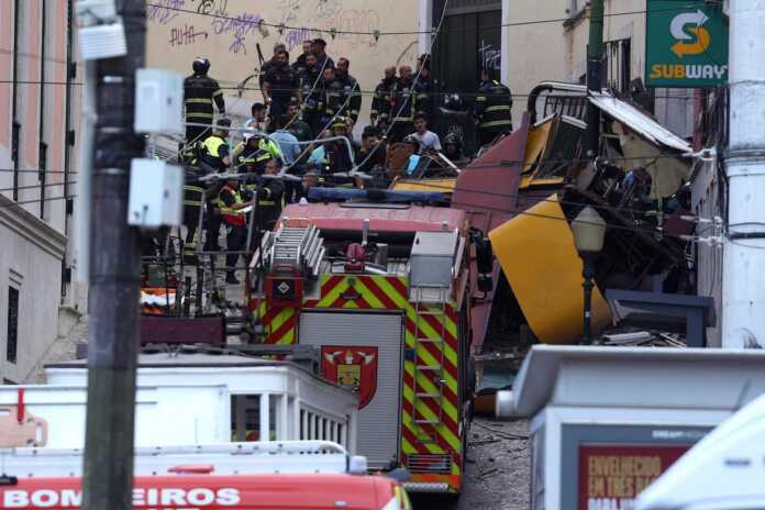 Lisbon funicular derailed killing at least three people