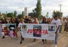 Vecinos marcharon en Siquiman pidiendo justicia por Samuel Tobares