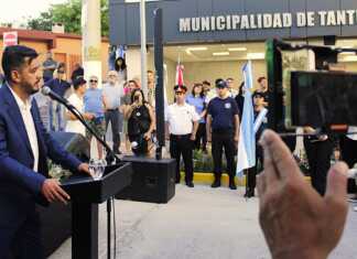 Tanti tiene un nuevo edificio municipal y el pueblo lo inauguró en una emotiva ceremonia