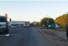 Un hombre murió tras un choque frontal en Ruta nacional 158