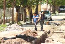 Avanza el plan de bacheo y renovación de cañerías en Capilla del Monte