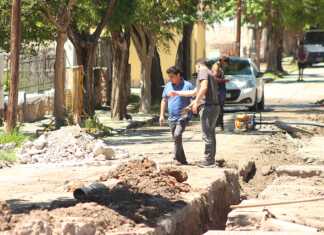 Avanza el plan de bacheo y renovación de cañerías en Capilla del Monte