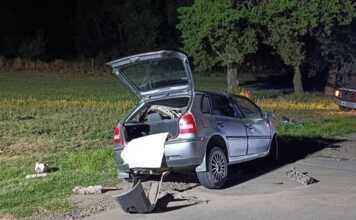 Murió un hombre en un choque entre un auto y un camión en la ruta 158