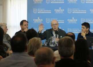 Presentaron el Plan Director de los servicios de Agua y Cloaca en Capilla del Monte