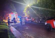 Tensión en El Fantasio por el incendio en una casa en la madrugada