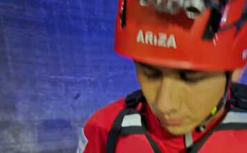 Rescataron a un gatito que estaba atrapado en el embudo del Lago San Roque