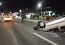 Choque múltiple en Carlos Paz: tres vehículos involucrados