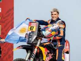 Benavides hizo historia en el Dakar: ganó por apenas dos segundos y logró su primer título en motos