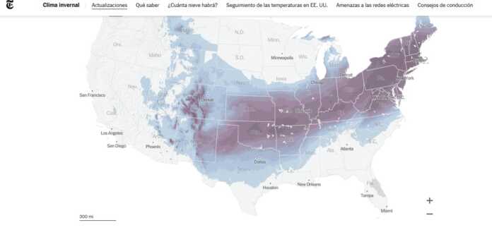 NIEVE ESTADOS UNIDOS