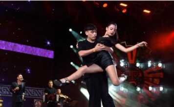 Valentina y Joaquín, joven pareja de baile carlospacense, deslumbró en la quinta luna de Cosquín
