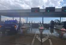 Temporal en Córdoba: confirmaron una muerte tras el colapso de una casilla de peaje en Ruta 9 Norte